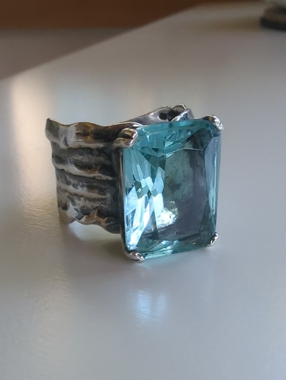 Silpada 925 Sterling Sterling Silver Statement Ring, Size 8